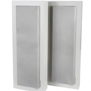 DLS SWEDEN Flatbox Slim Large Pair of 2-Way Wall Speakers 120W White