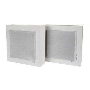 DLS SWEDEN Flatbox Mini Coppia Diffusori Casse da parete 2 Vie 120W Bianco