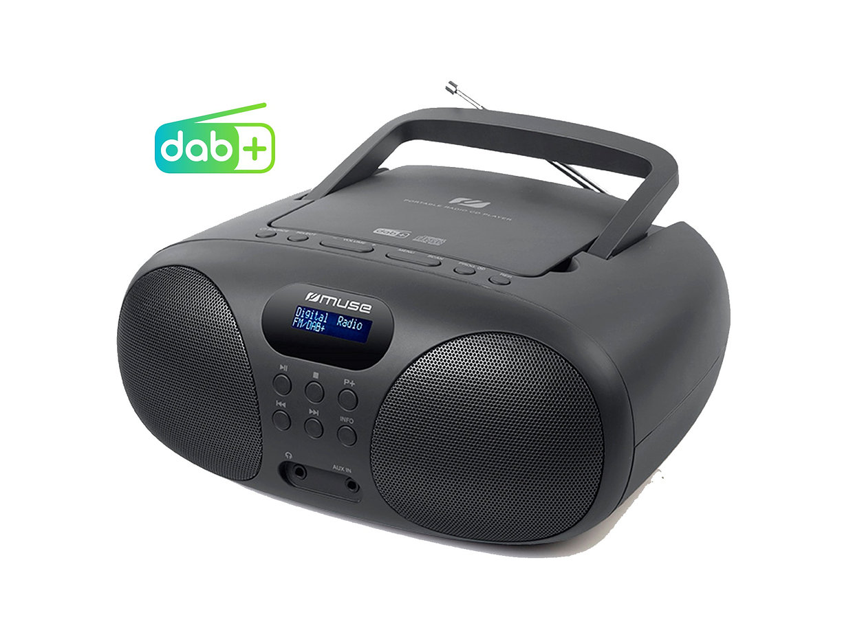 MUSE MD-208DB Boombox CD Radio Digitale DAB+ FM Stereo Portatile Rete  Batterie – hifidirect